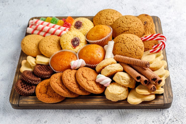 Biscuts, cake,Crossant